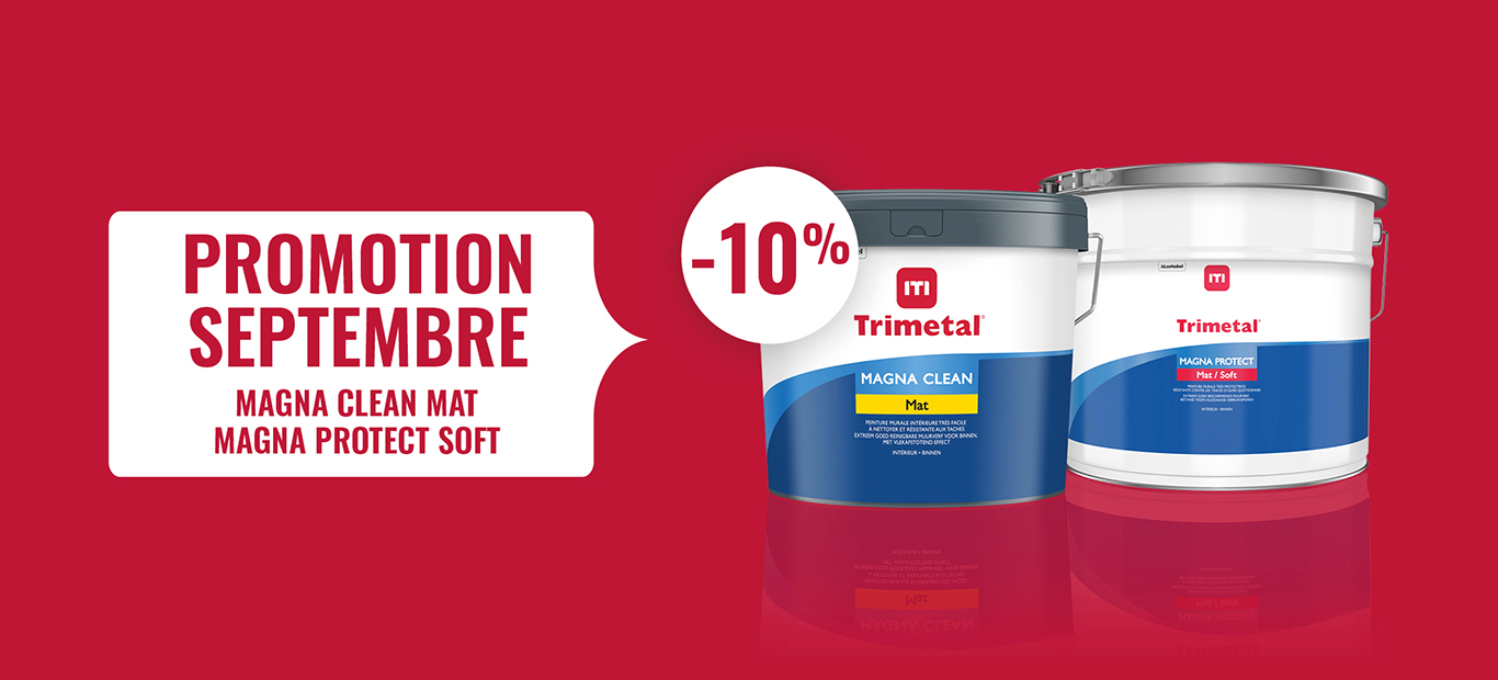 peintre aved une brosse et un aperçu des tous les pot permacryl XR et permacryl decor avec promo de remise de 10%