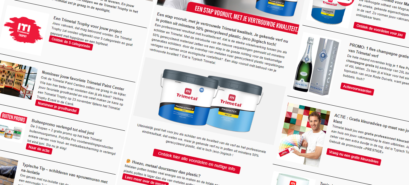 overzicht van nieuwsberichten