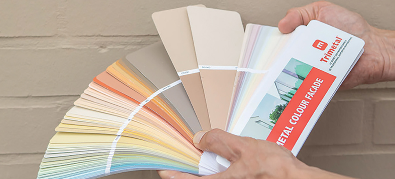 trimetal facade kleurenwaaier