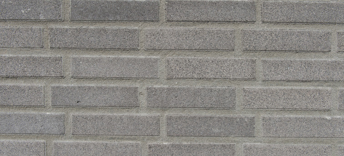 gevel in cementhoudende steen